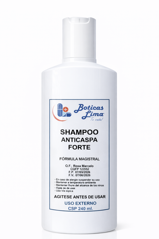 Shampoo anticaspa forte – fórmula magistral Fco. 240 ml