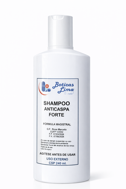 Shampoo anticaspa forte – fórmula magistral Fco. 240 ml