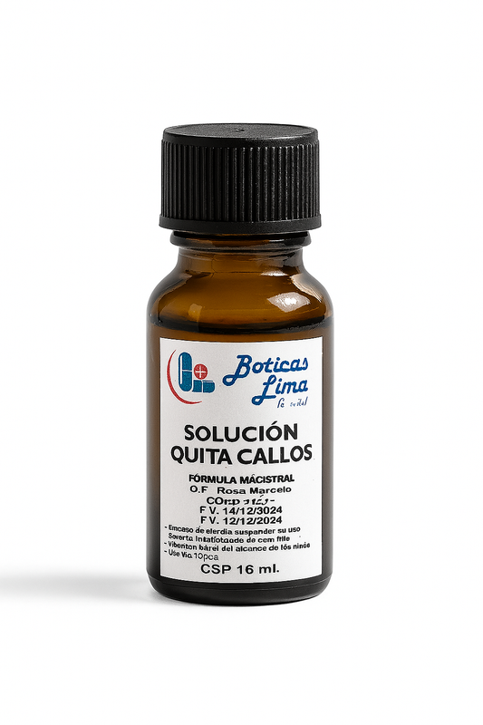 Solución Quita Callos – Fórmula Magistral | Fco 15 ml