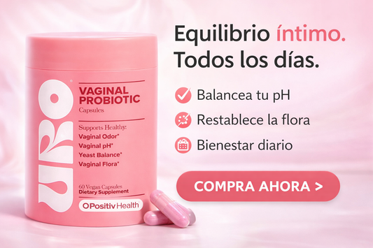 URO Probiotics Mujer Equilibrio pH y Flora Vaginal Saludable