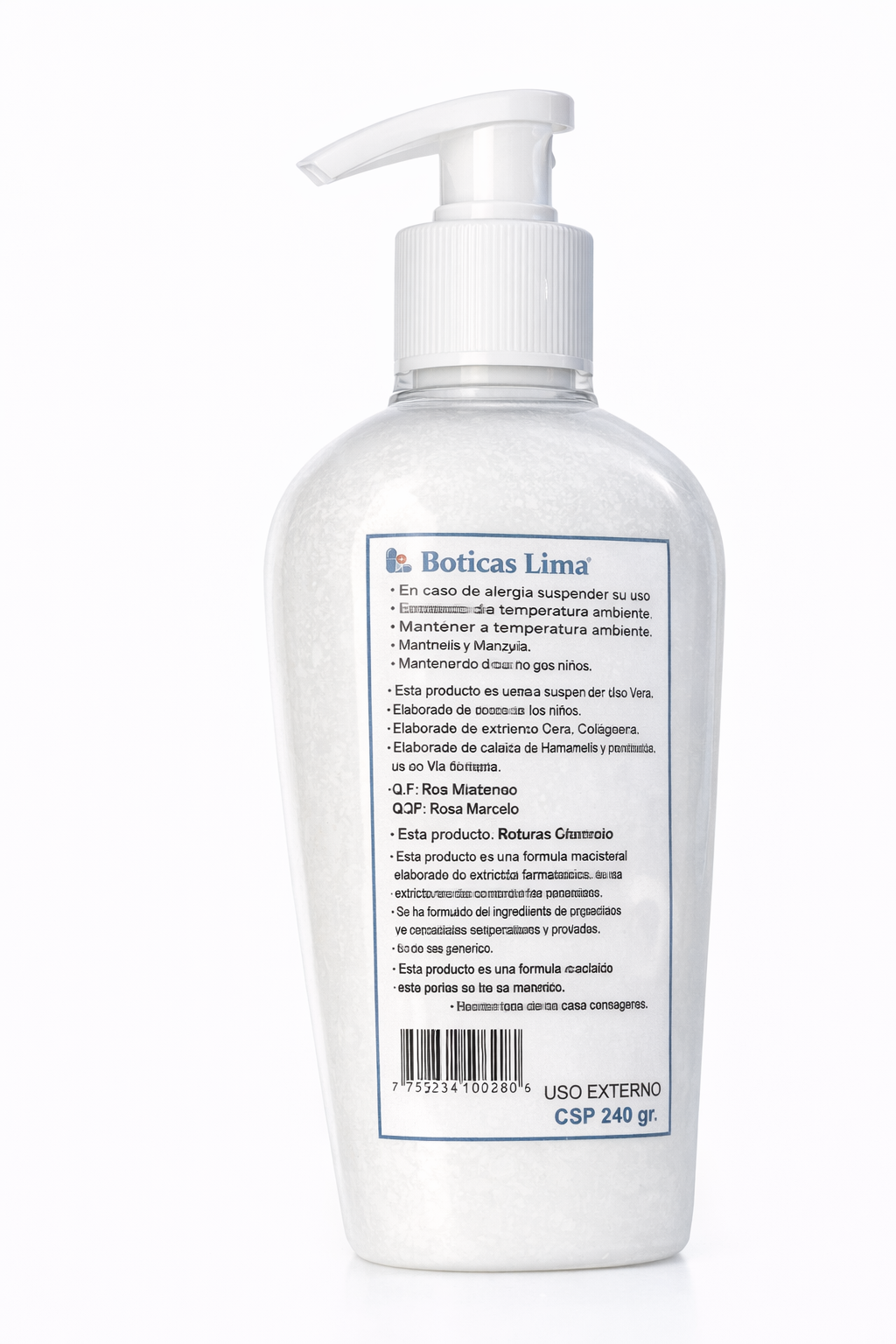 Leche Limpiadora Contorno de Ojos - Formula Magistral  | fco 240ml