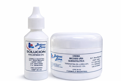 Tratamiento Completo para Hongos en las Uñas (Onicomicosis) – Fórmula Magistral